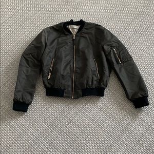 Army olive bomber jacket